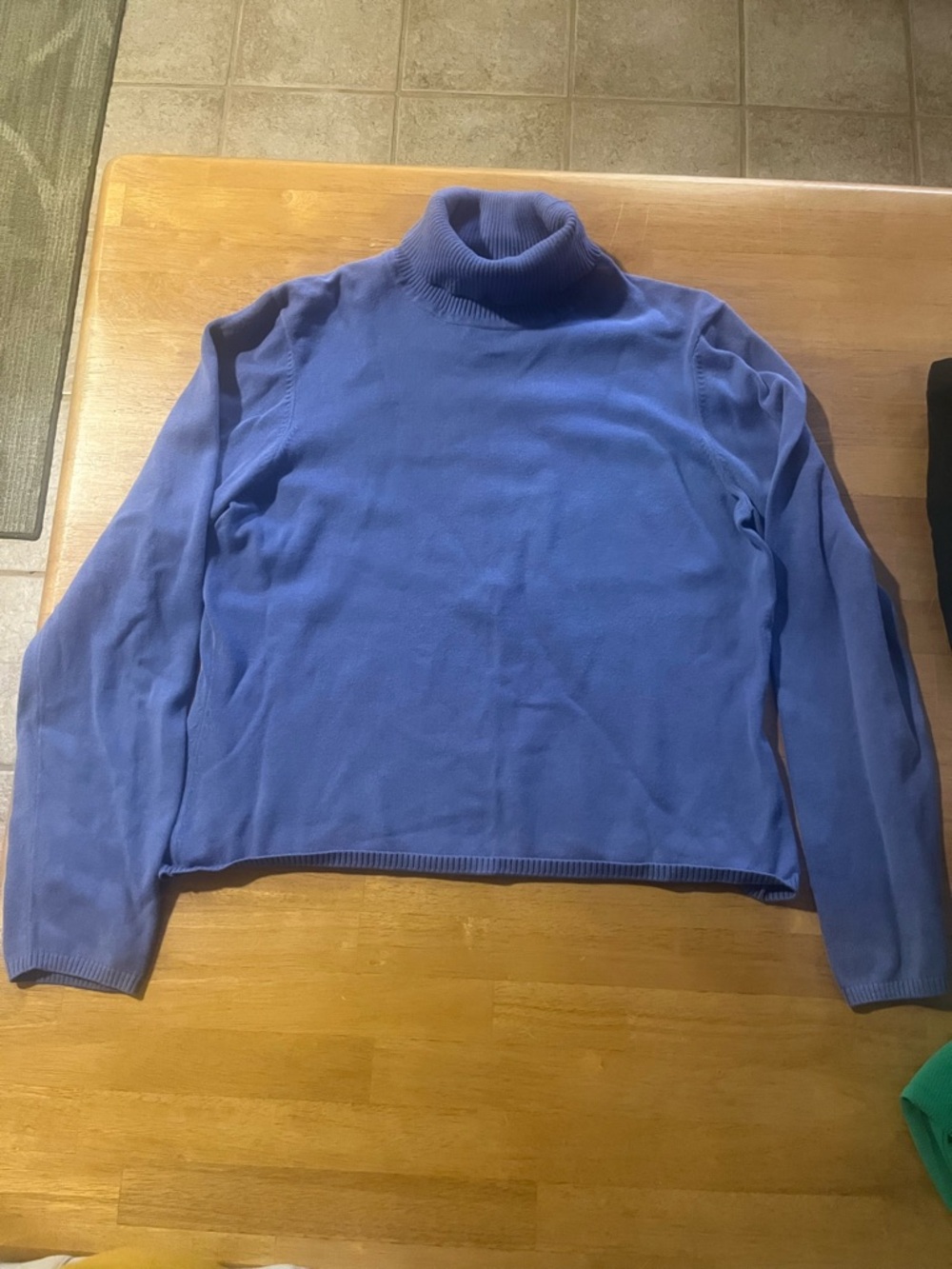 Vintage Talbots Light Periwinkle Turtleneck Sweater